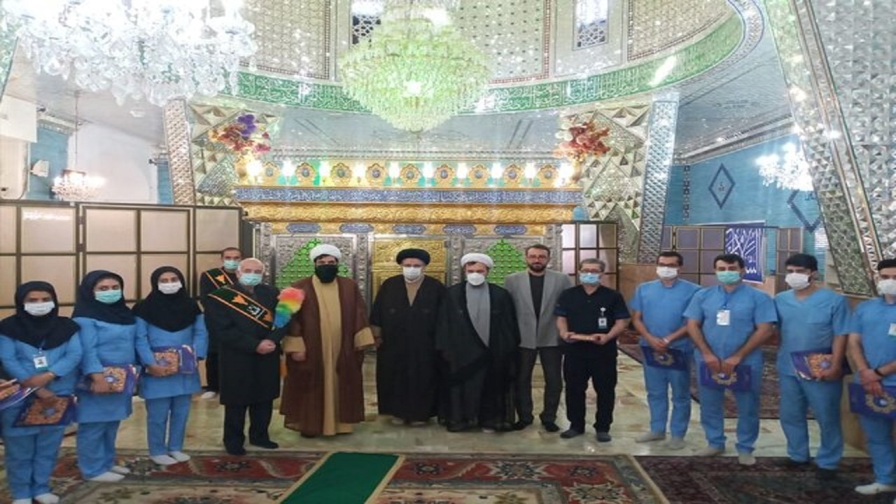غبارروبی امامزاده سید محمد کججانی با حضور پرستاران تبریزی