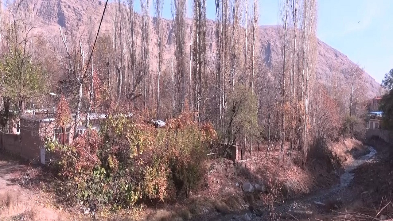 حال و هوای پاییز هزار رنگ در روستای مرق کاشان + فیلم