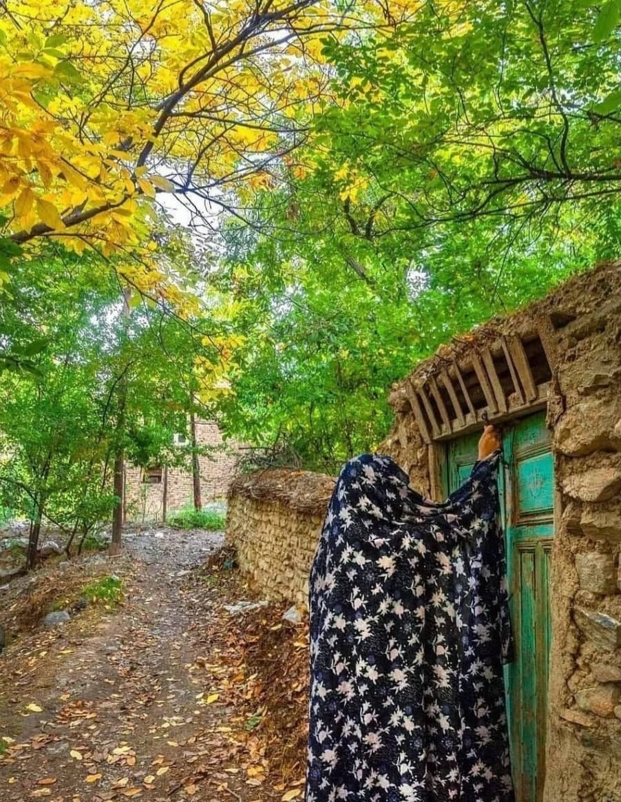 گشتی در کوچه باغ&zwnj;های کاه گلی خوانسار + تصاویر