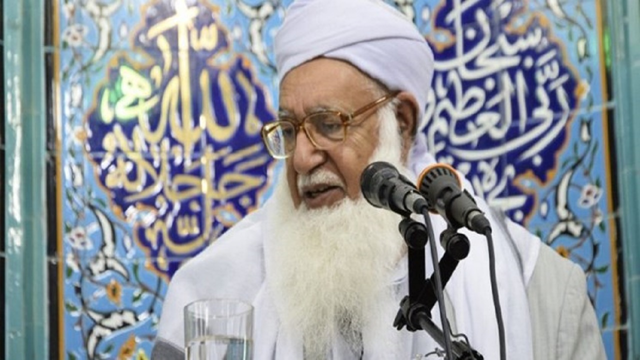 عذرخواهی مولوی گرگیج در خصوص تحریف سخنانش در مراسم نمازجمعه