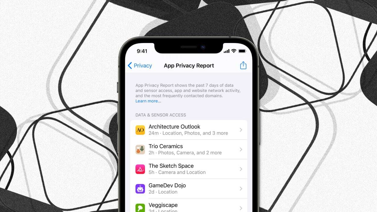 کاربران در بروزرسانی جدید iOS بر فعالیت برنامه ها نظارت دارند