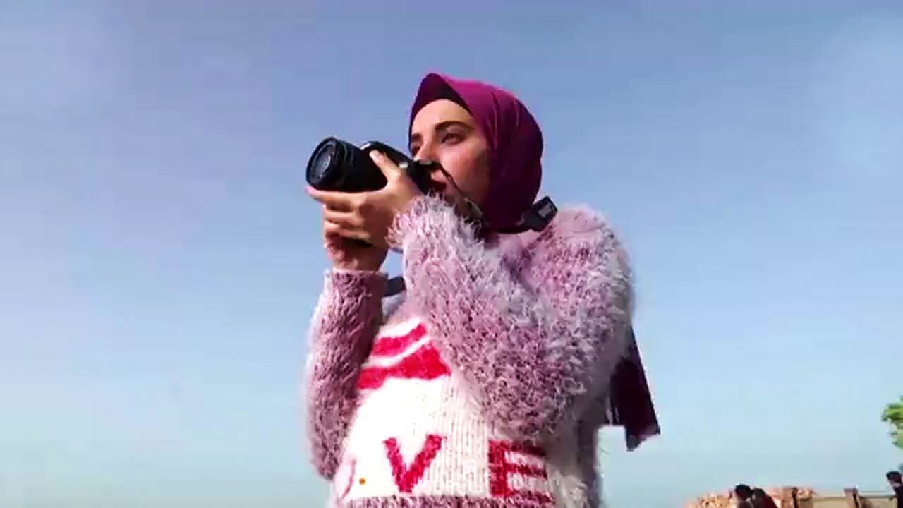 هنر عکاسی یک دختر نابینا + فیلم