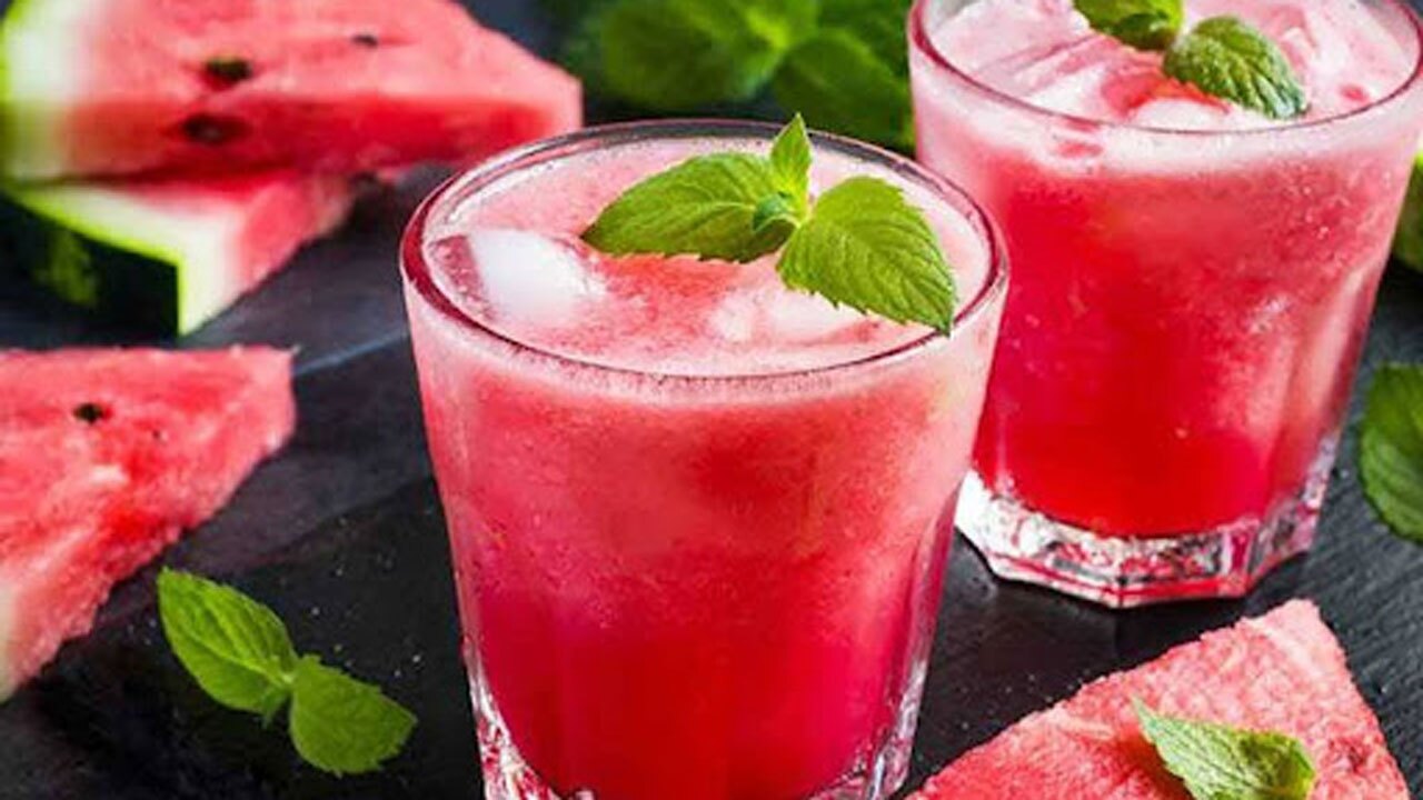 طرز تهیه موهیتو با هندوانه + فیلم