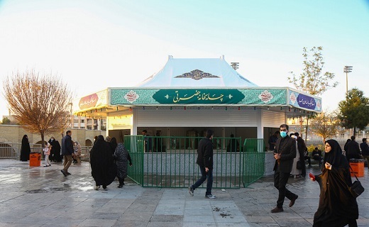 برپایی چای&zwnj;خانه حضرتی در حرم حضرت معصومه (س)+تصاویر