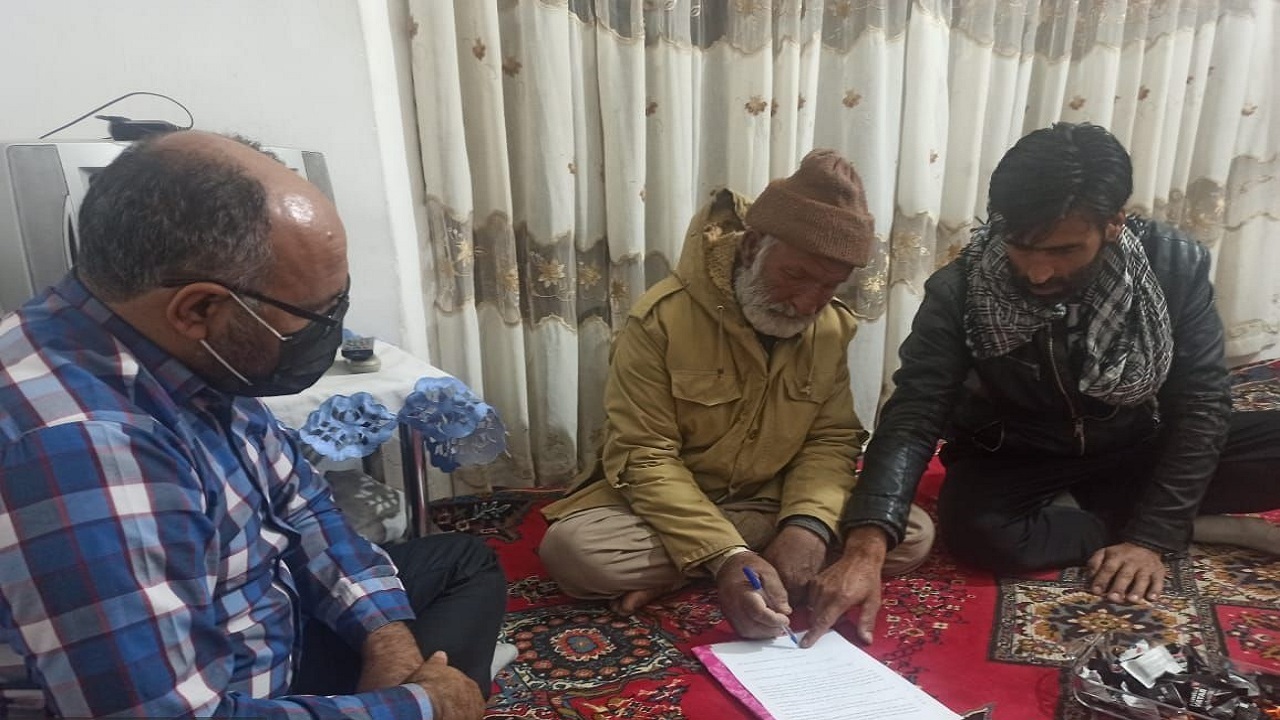 وقف آب قنات پیرمرد سرایانی به یاد فرزندش