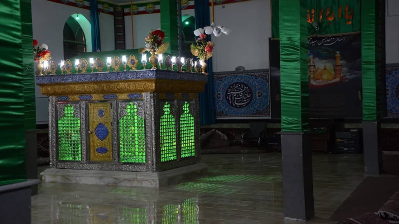 آیین رونمایی از ضریح مطهر امامزاده سید محمد مایان