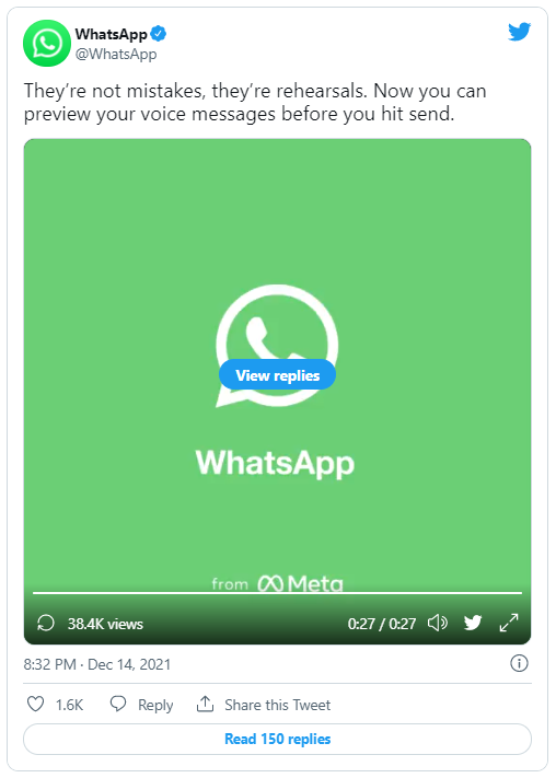 توئیت واتساپ