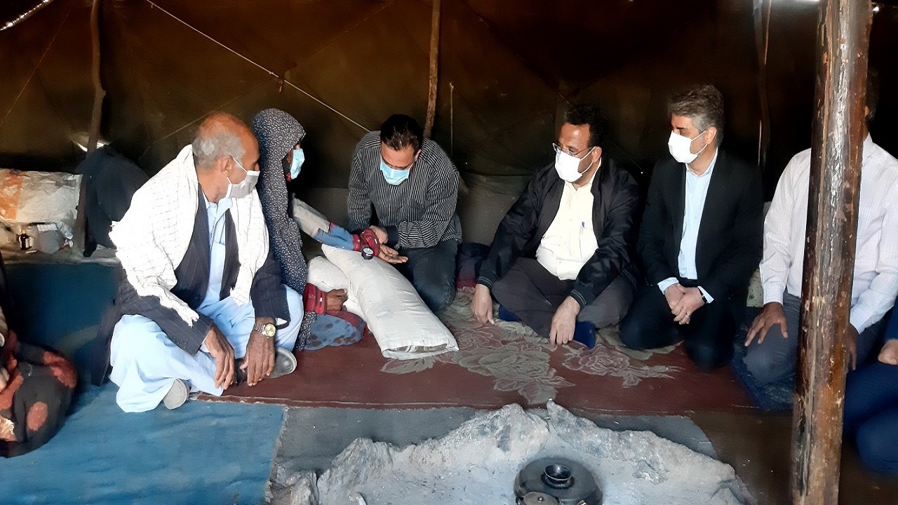 ویزیت رایگان ۲۰۰بیمار در مناطق عشایری ریگان