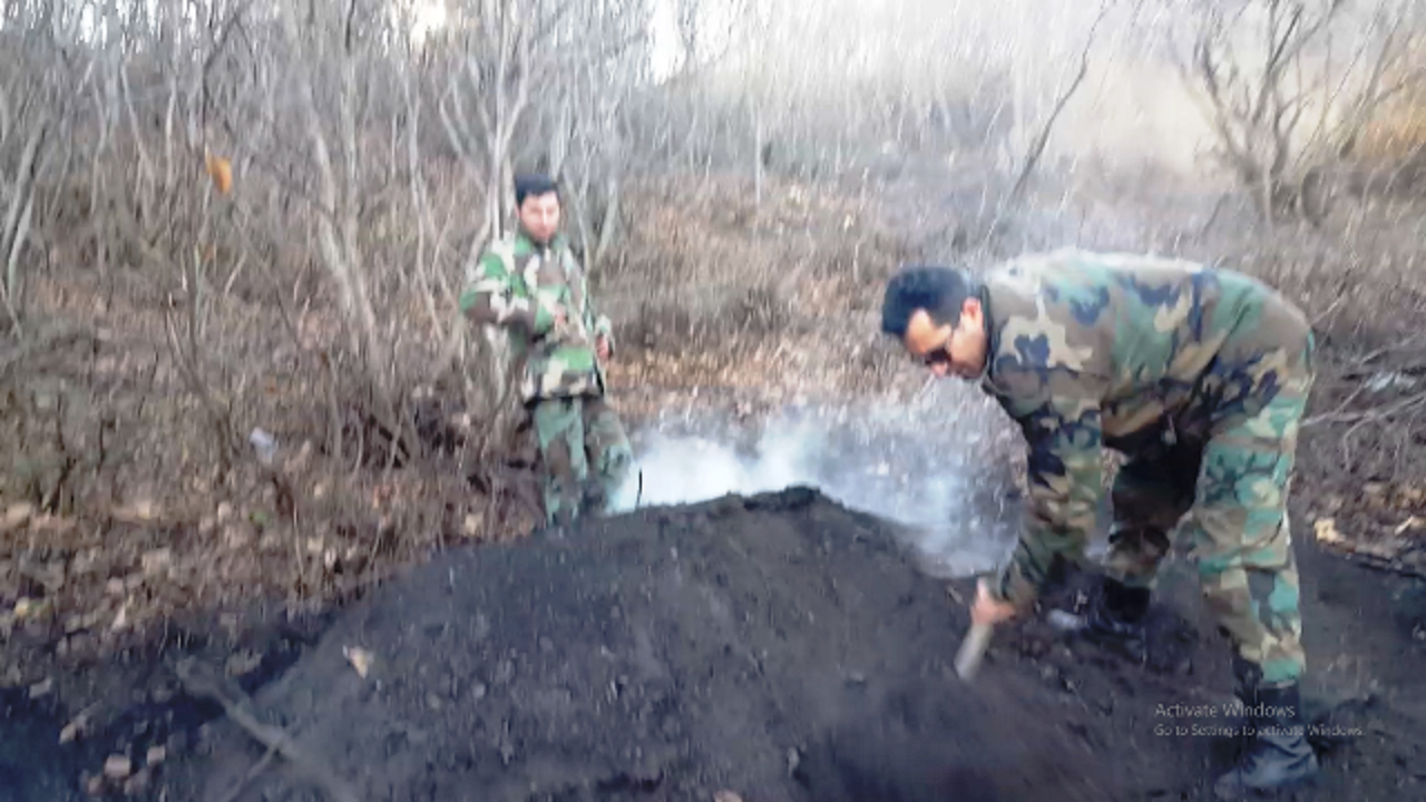 کشف ۶۷۶ اصله چوب آلات و بیش از ۶ تن زغال قاچاق جنگلی در اردبیل