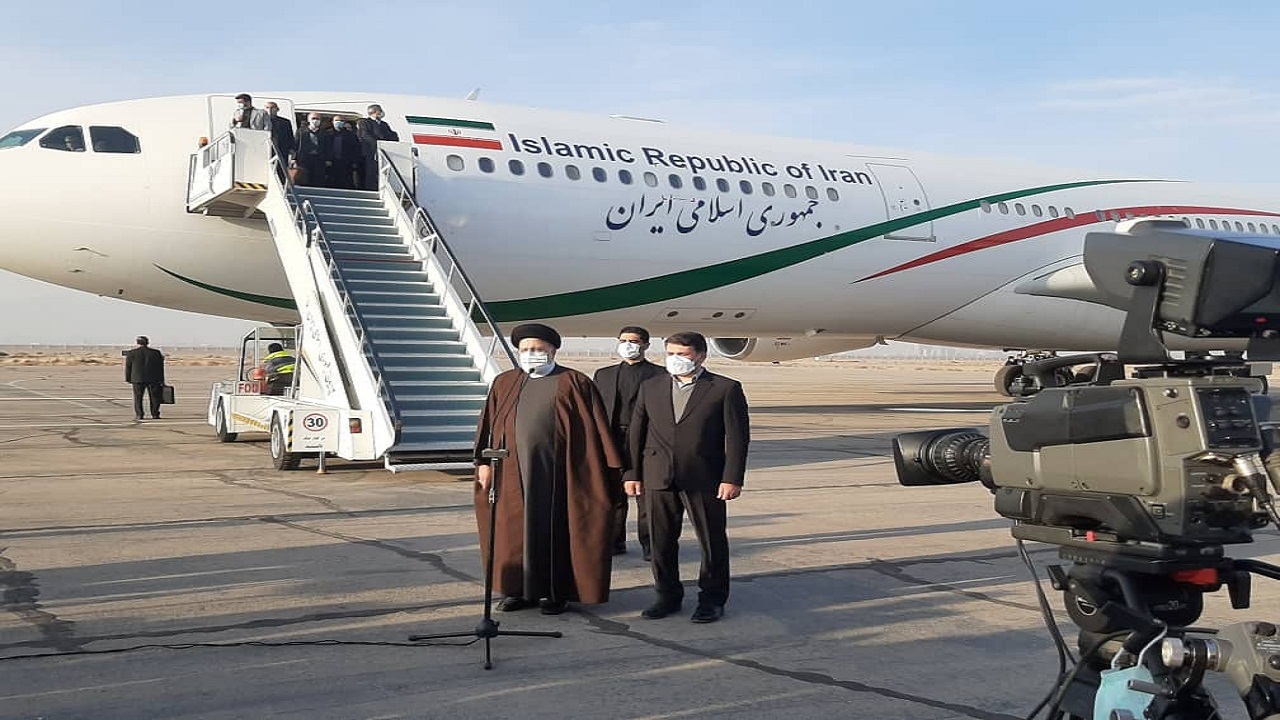 رئیس جمهور وارد یزد شد