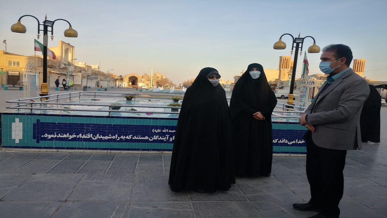 ادای احترام معاون امور زنان و خانواده رئیس جمهوری به قبور شهدای گمنام