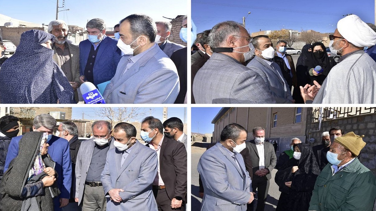 حضور استاندار خراسان جنوبی در شمال شهر بیرجند