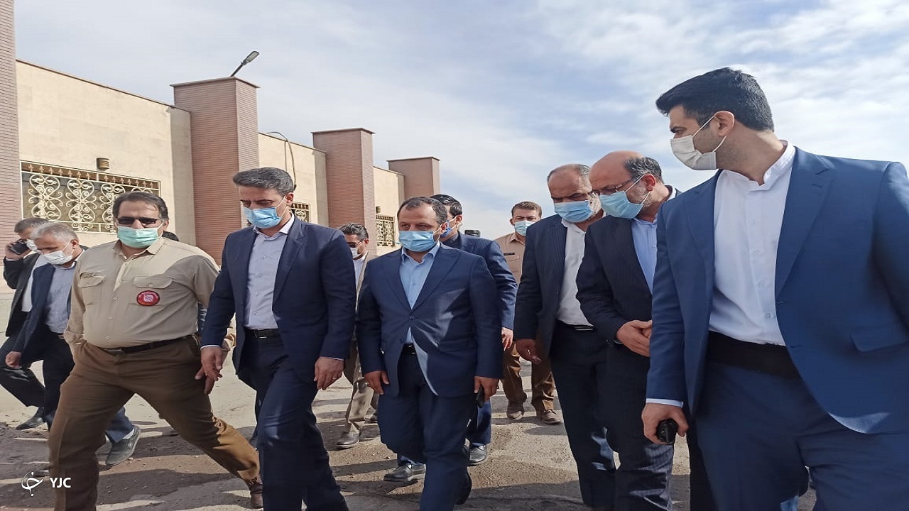 بازدید وزیر امور اقتصادی و دارایی از شرکت سنگ آهن مرکزی ایران-بافق