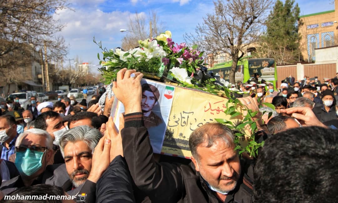شهید تازه تفحص شده در همدان تشییع شد