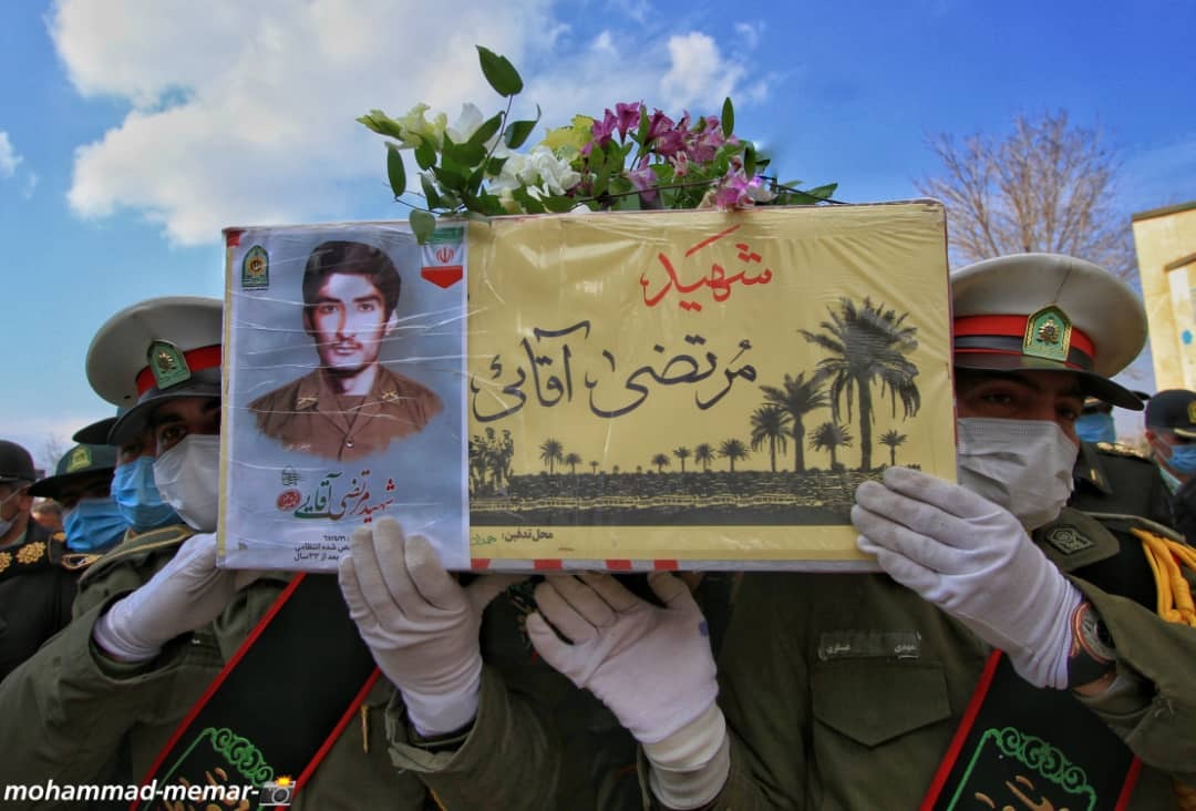 شهید تازه تفحص شده در همدان تشییع شد