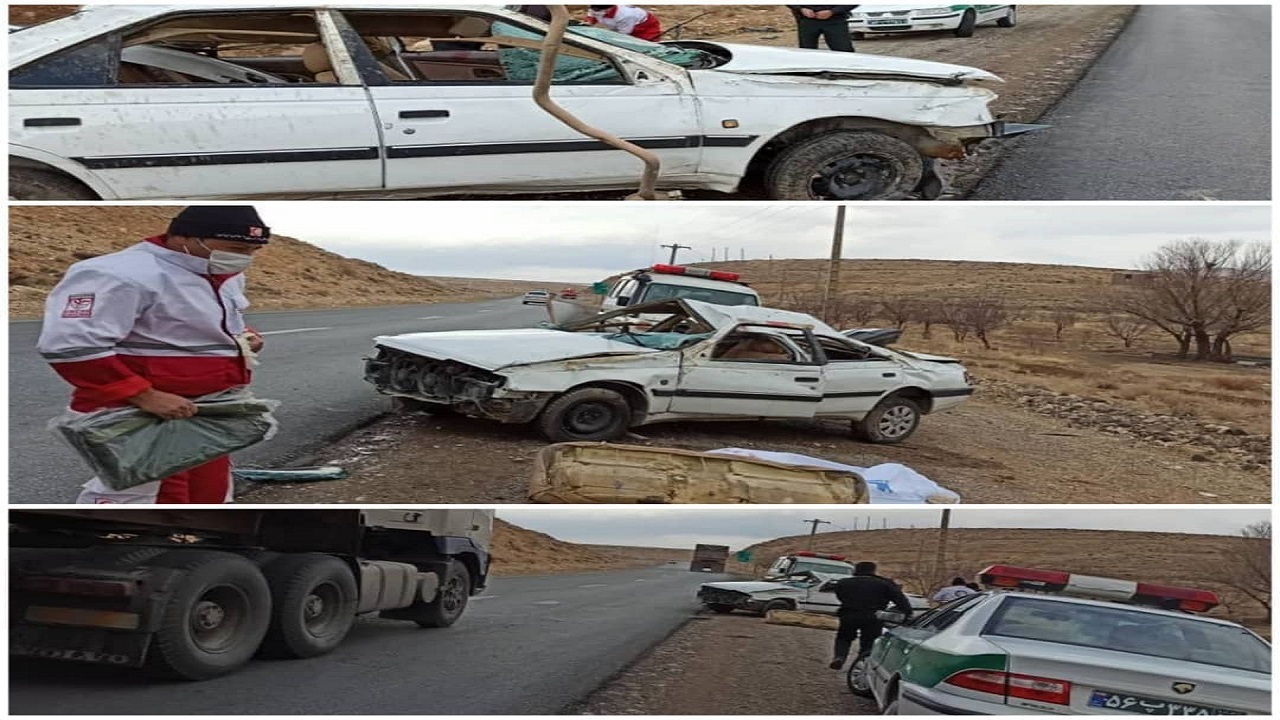 یک کشته در حادثه واژگونی پژو