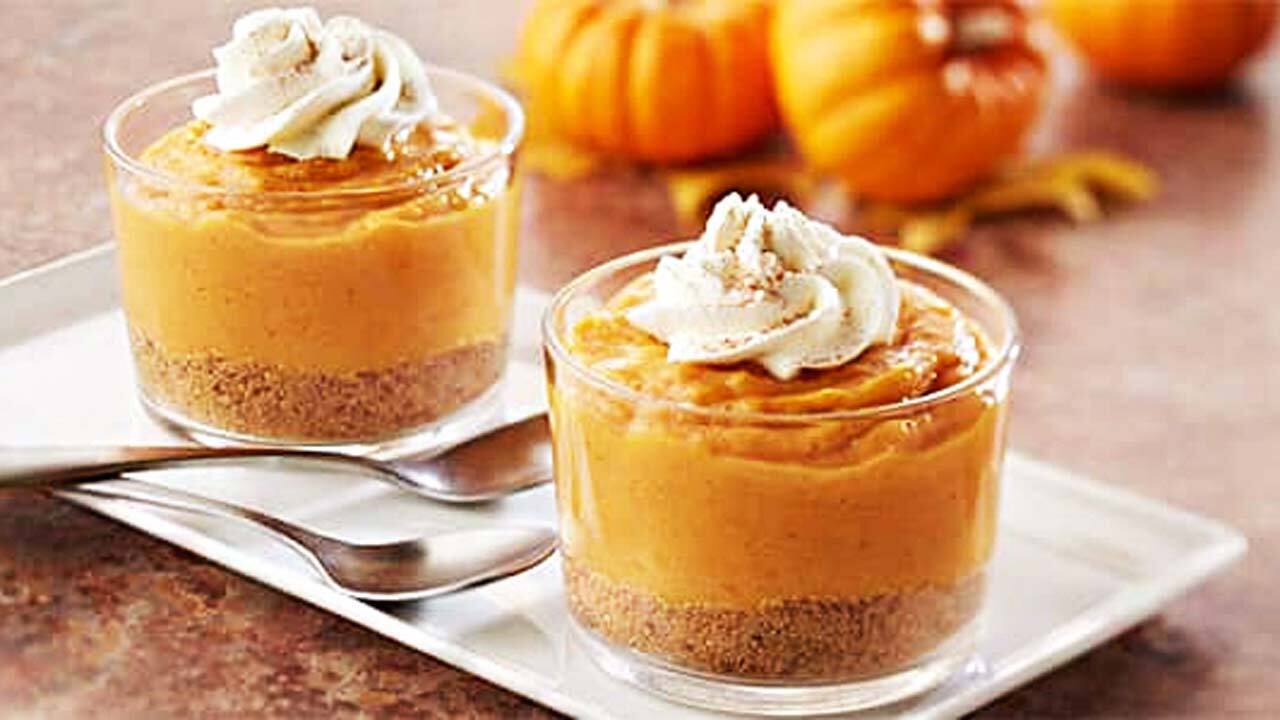طرز تهیه موس کدو حلوایی برای شب یلدا + فیلم