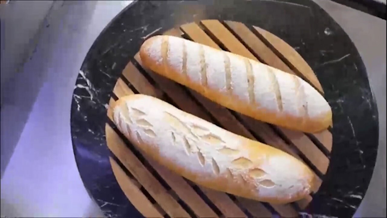 آموزش پخت نان باگت + فیلم