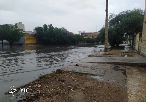 ابگرفتگی معابر در اهواز