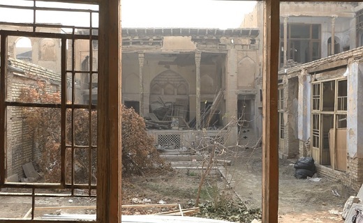 دیوار  خانه امام جمعه اصفهان