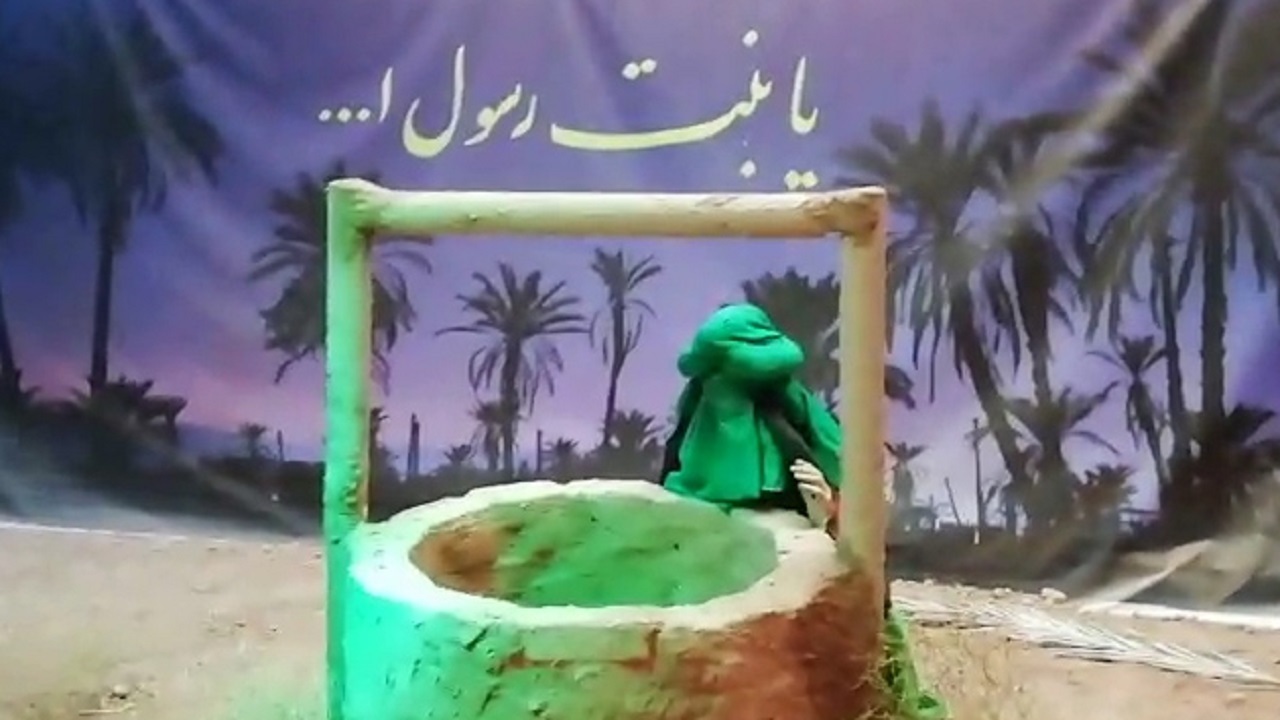 برپایی نمایشگاه تجسمی یاس نبوی در کاشمر + فیلم