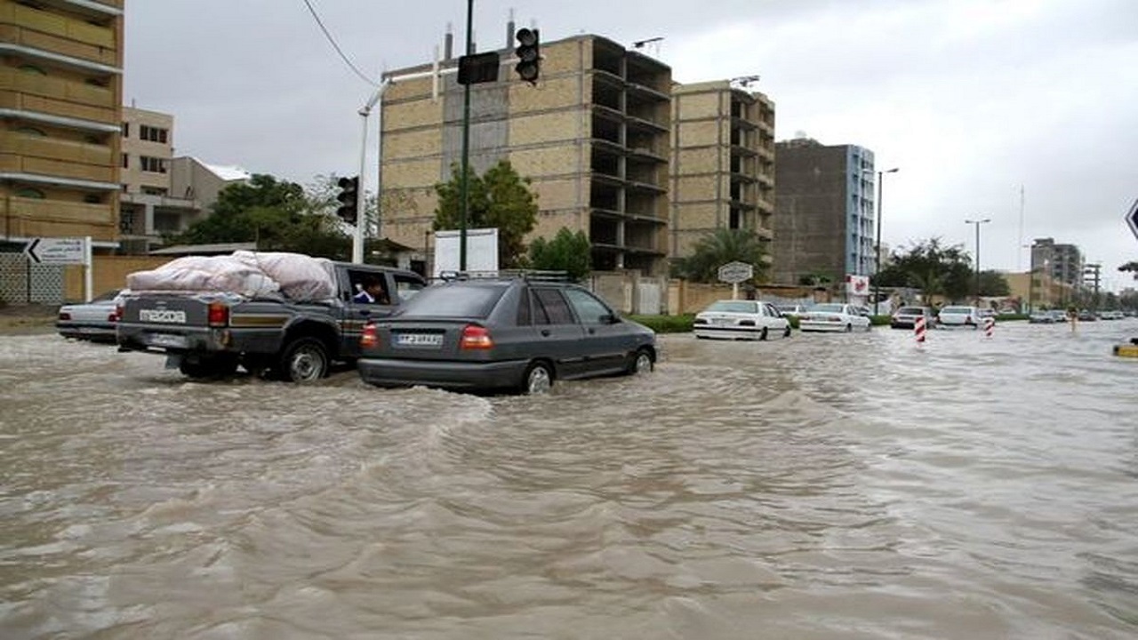 بارش باران در اندیمشک از