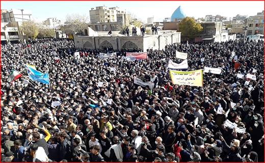 گردهمایی مردم چهارمحال و بختیاری در اعتراض به مسائل آبی+ تصاویر
