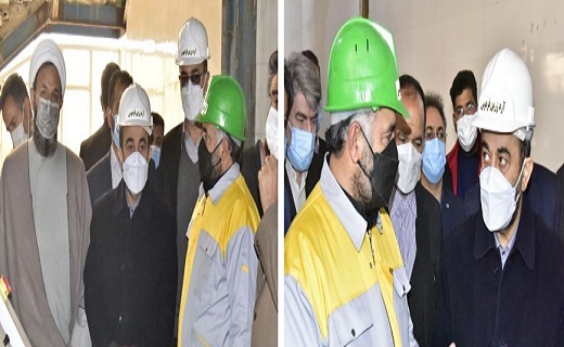 بازدید قناعت از کارخانه آرد