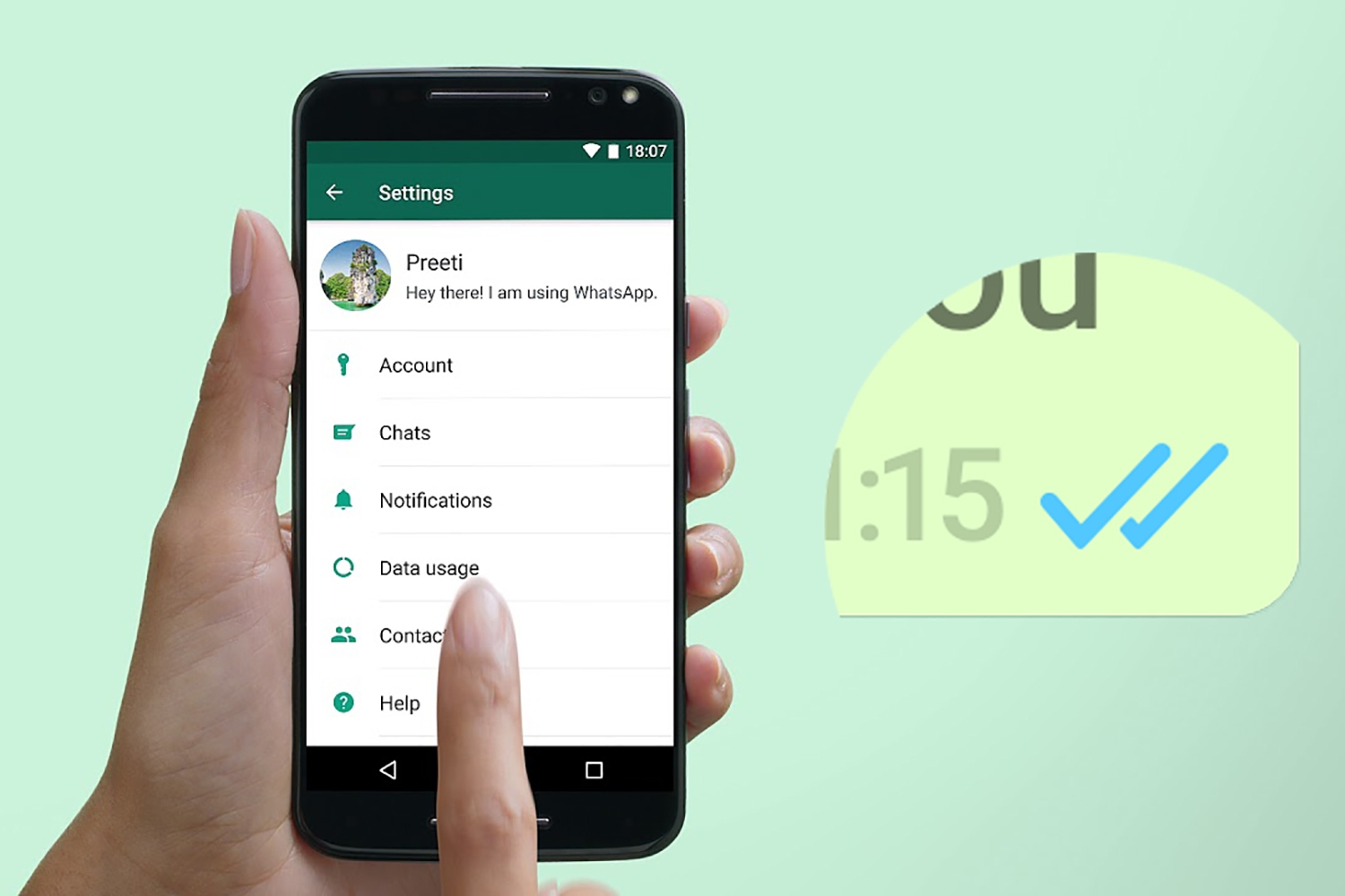 مسدود شدن در واتساپ