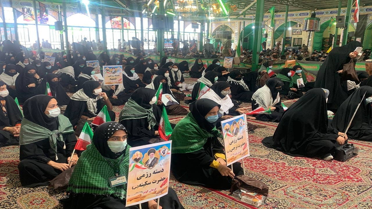 همایش اقتدار بسیجیان در بافق برگزار شد