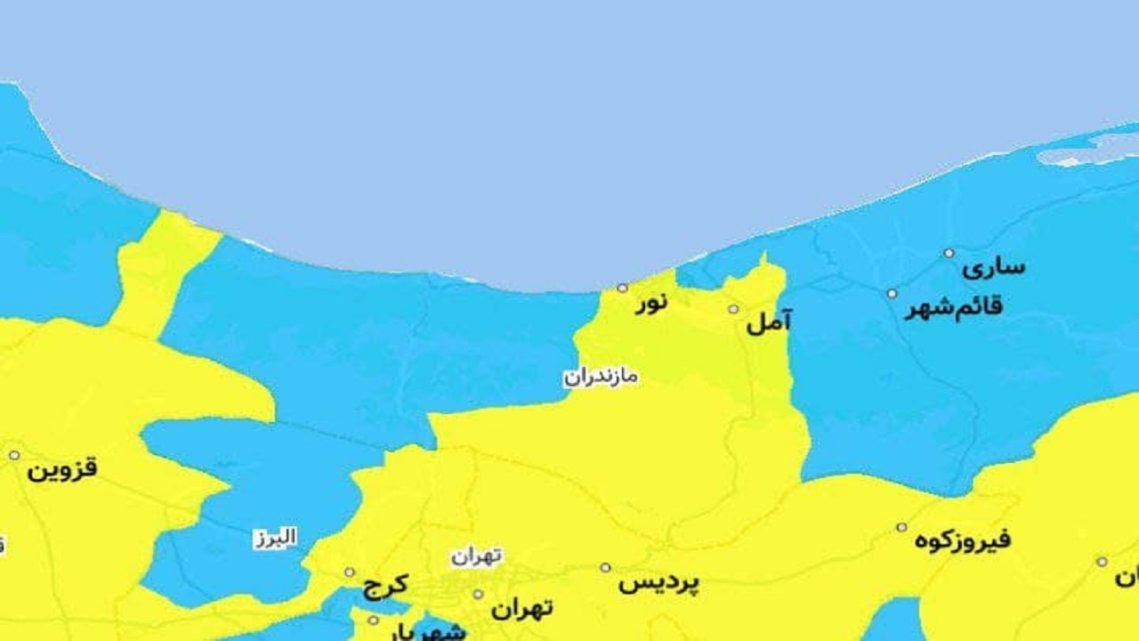 مازندران آبی‌تر شد
