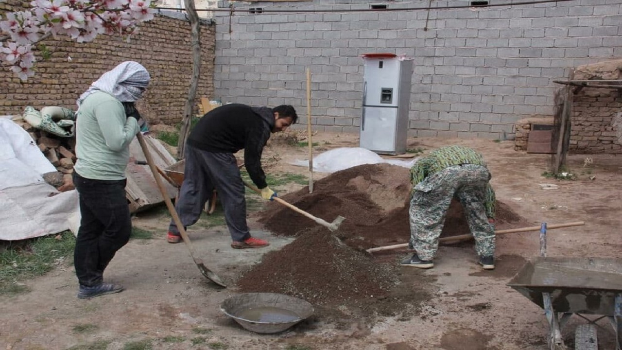 مرمت و بازسازی ۲۰ واحد مسکونی در زاهدان