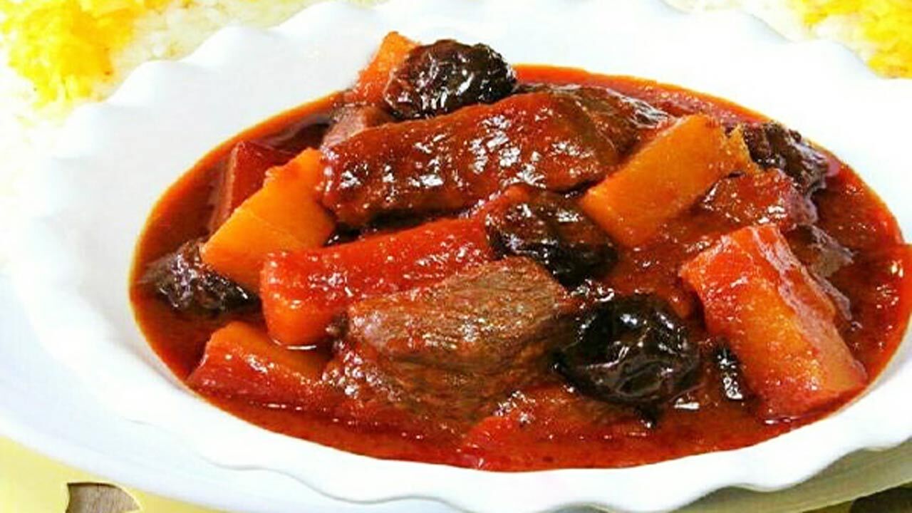 طرز تهیه خورشت کدو تنبل + فیلم