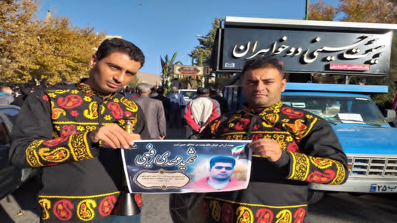 تشییع شهید مدافع امنیت در نهاوند