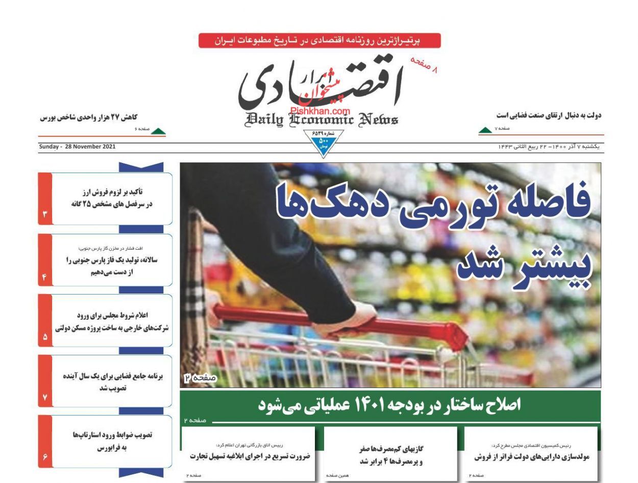 ختصاص اراضی اوقاف به مسکن&zwnj;سازی/ الزامات رشد صادرات غیرنفتی/ فریب افزایش قیمت ارز را نخورید