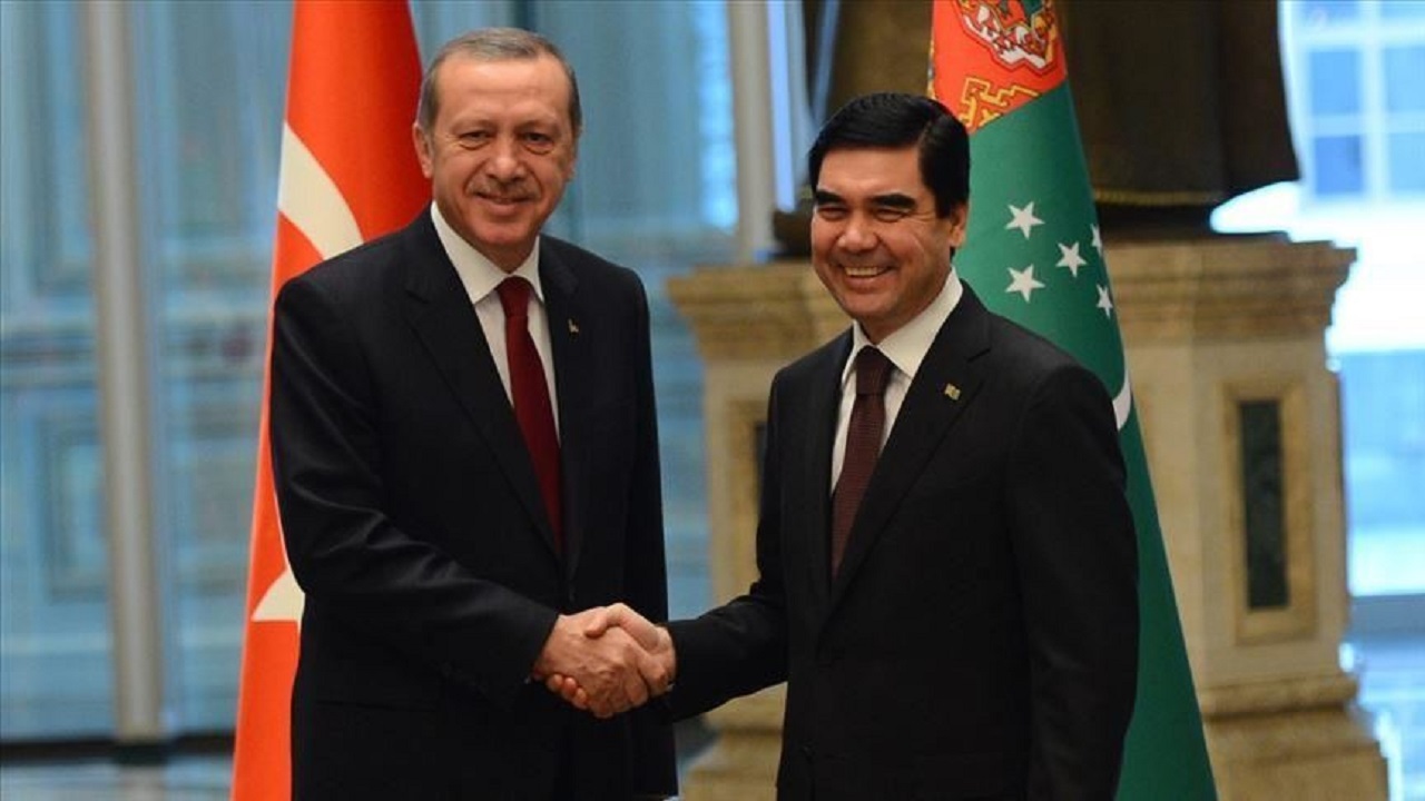 اردوغان بر توسعه روابط با ترکمنستان تاکید کرد