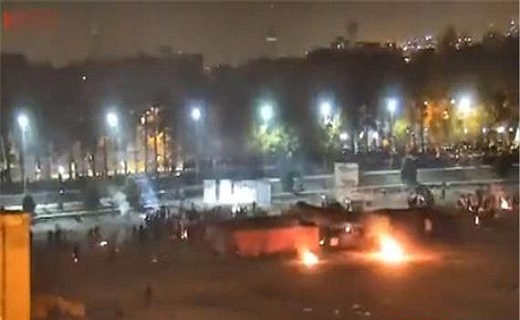 آتش زدن چادر کشاورزان اصفهان