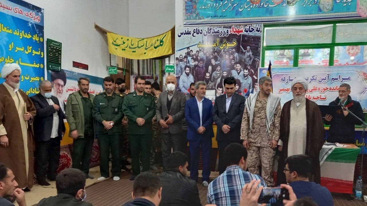 معارفه فرمانده جدید سپاه بهنمیر