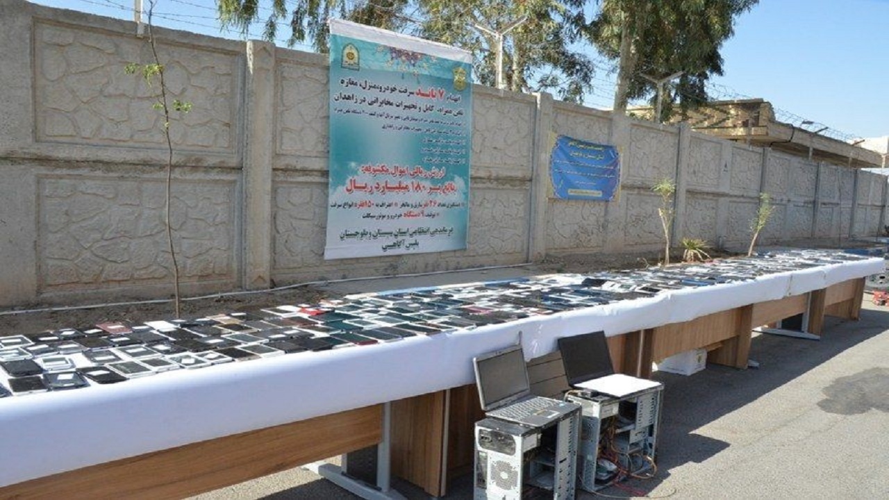 انهدام ۷ باند بزرگ سرقت با ۱۸۰ میلیارد ریال اموال مسروقه در زاهدان
