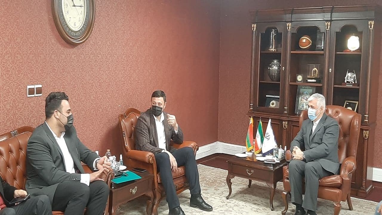 دیدار وزیر ورزش با رئیس فدراسیون دو و میدانی بلاروس
