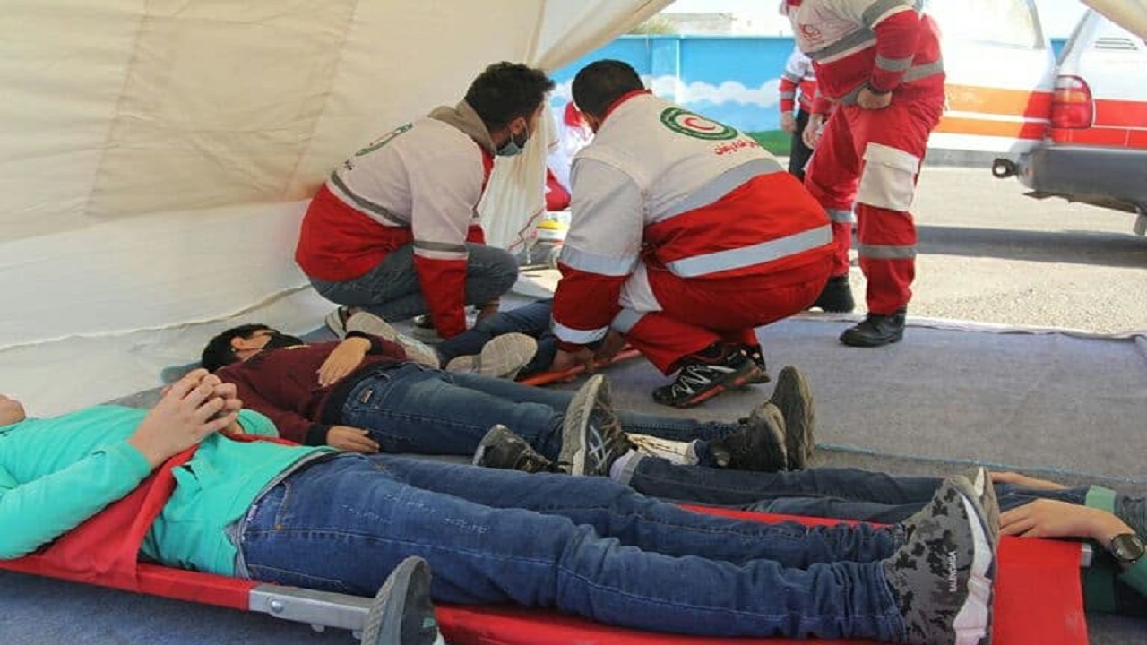مانور زلزله و ایمنی در مدارس اردبیل برگزار شد