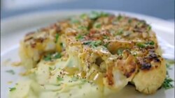 طرز تهیه املت قارچ و اسفناج + فیلم