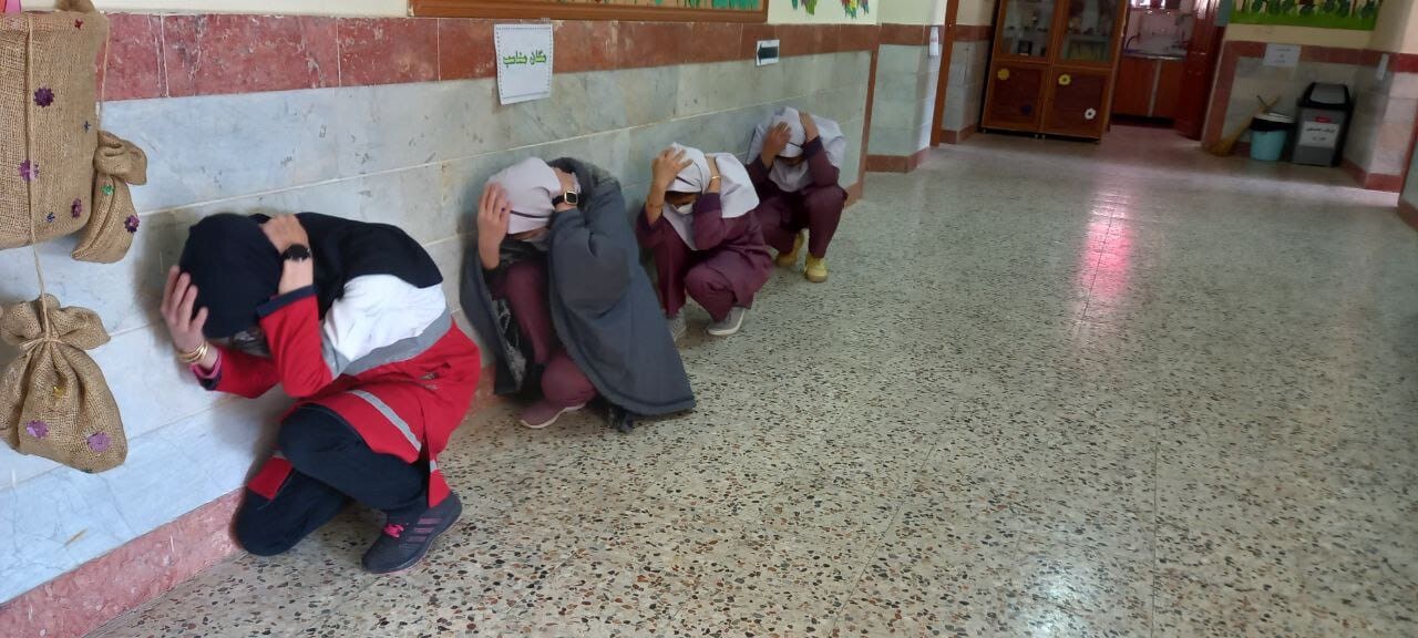مانور زلزله در مدارس شهرستان های خراسان رضوی