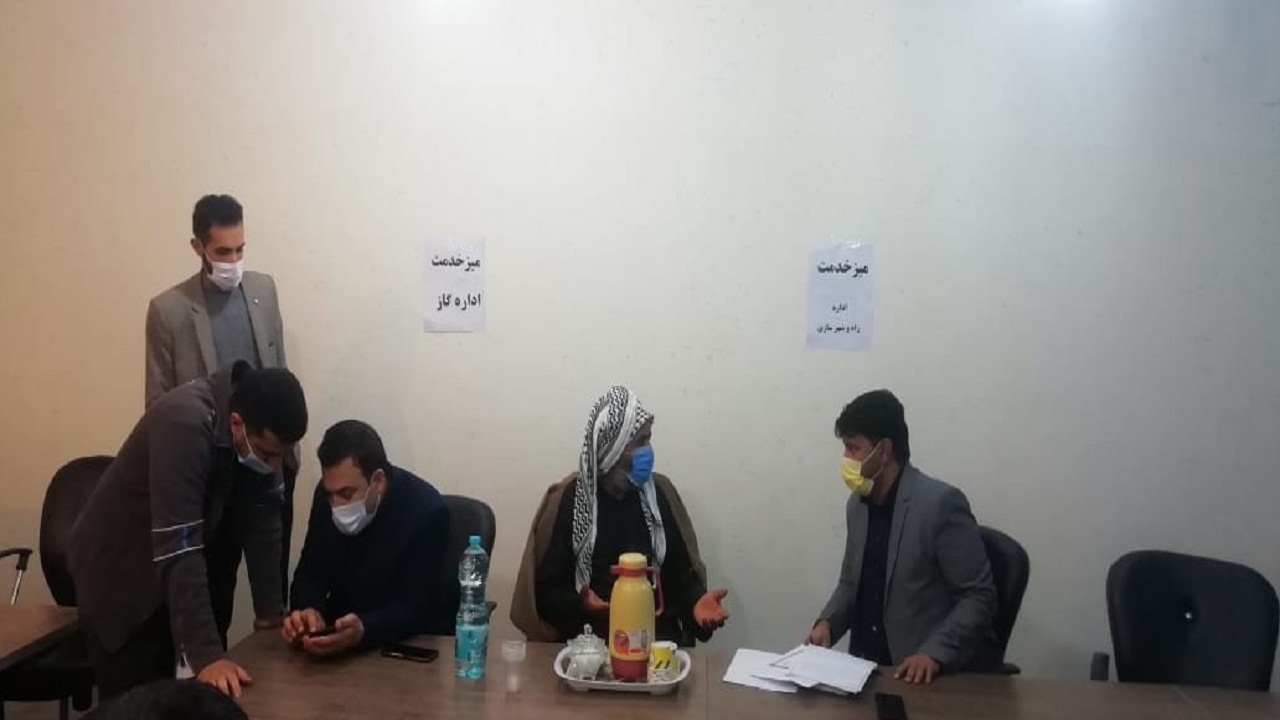 برپایی میز خدمت در بخش نیسان