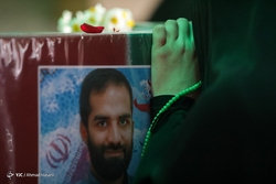 تشییع پیکر شهید دفاع مقدس «رضا صادق محبوب»