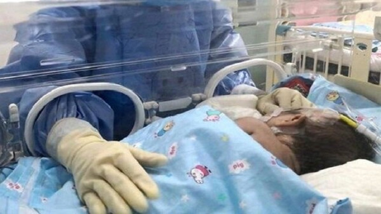 نجات کودک ۷ ماهه از مرگ حتمی