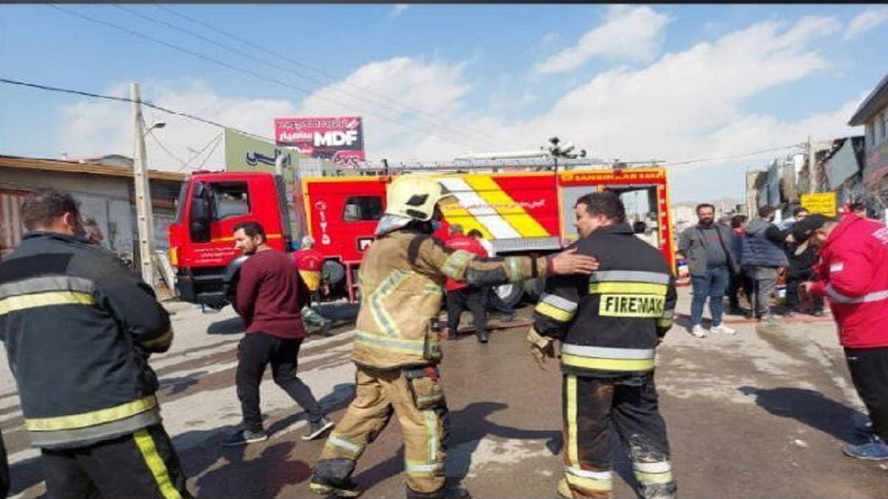 ۲مصدوم در انفجار واحد مسکونی مجتمع میلاد کرمانشاه
