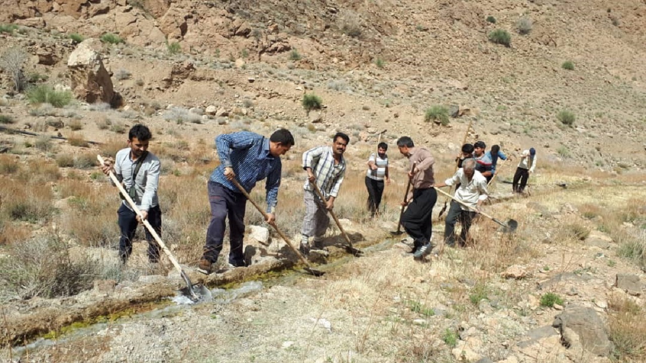 اجرای مراسم سنتی جوب روبی در چهارمحال و بختیاری
