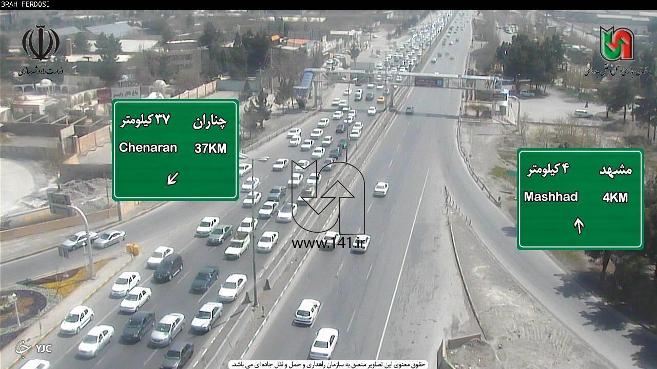 بازگشت مسافران نوروزی ترافیک محورهای اصلی را سنگین کرده است