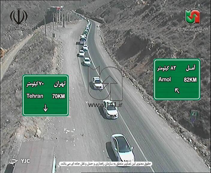 بازگشت مسافران نوروزی ترافیک محورهای اصلی را سنگین کرده است
